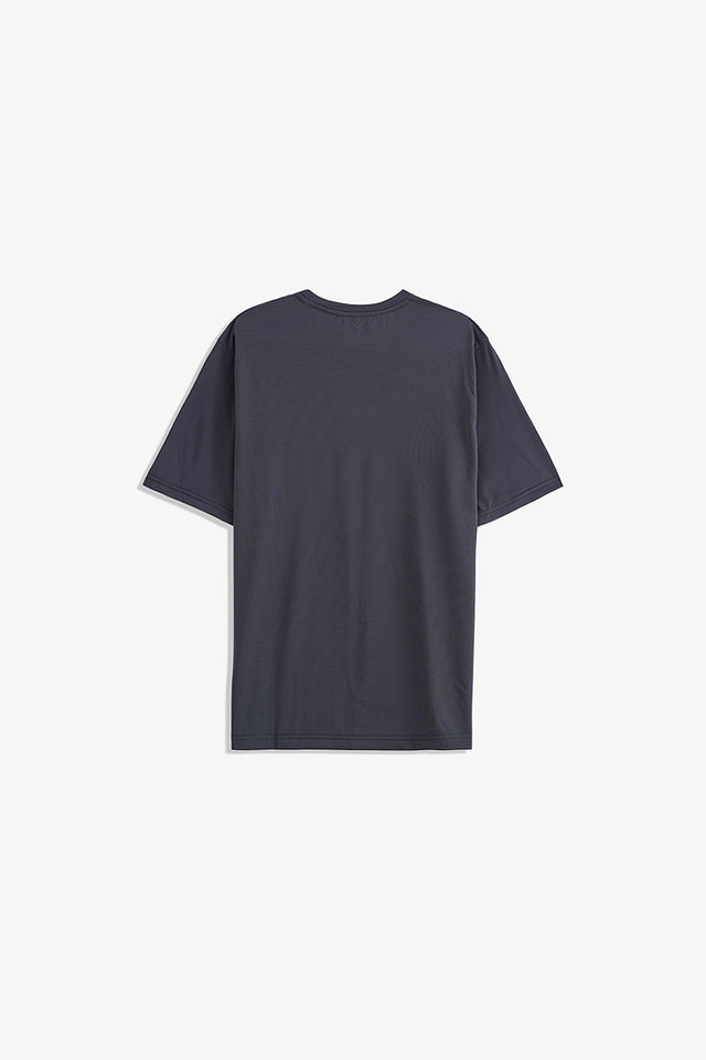 Textured Crew Neck T-Shirt