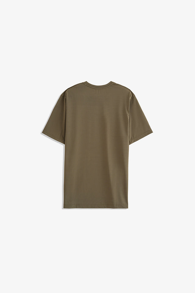 Textured Crew Neck T-Shirt