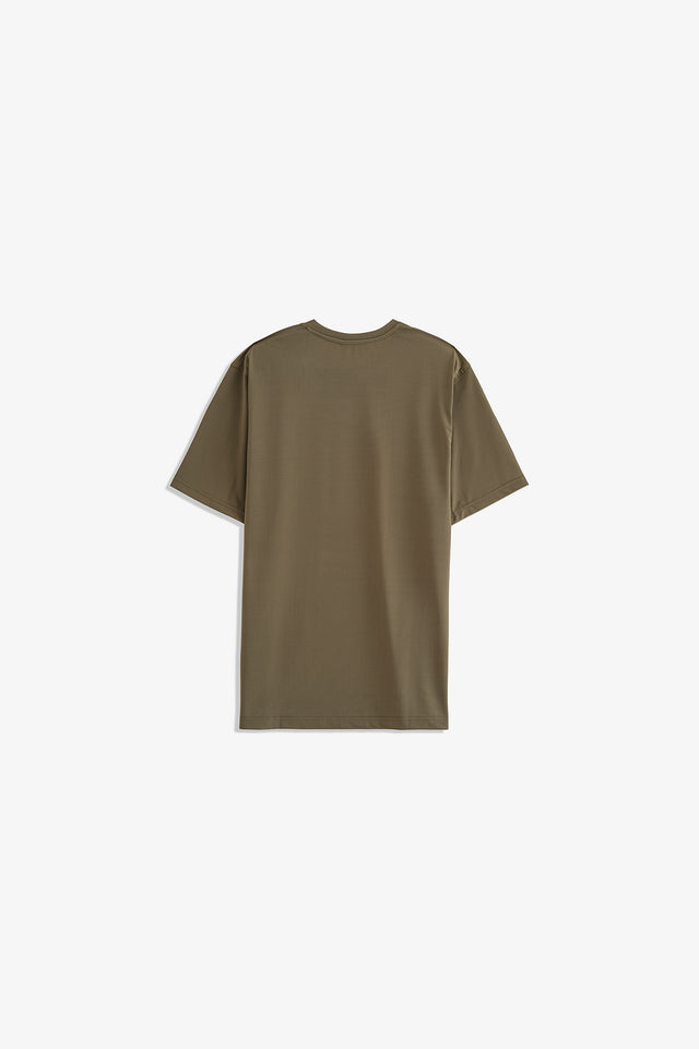 Textured Crew Neck T-Shirt