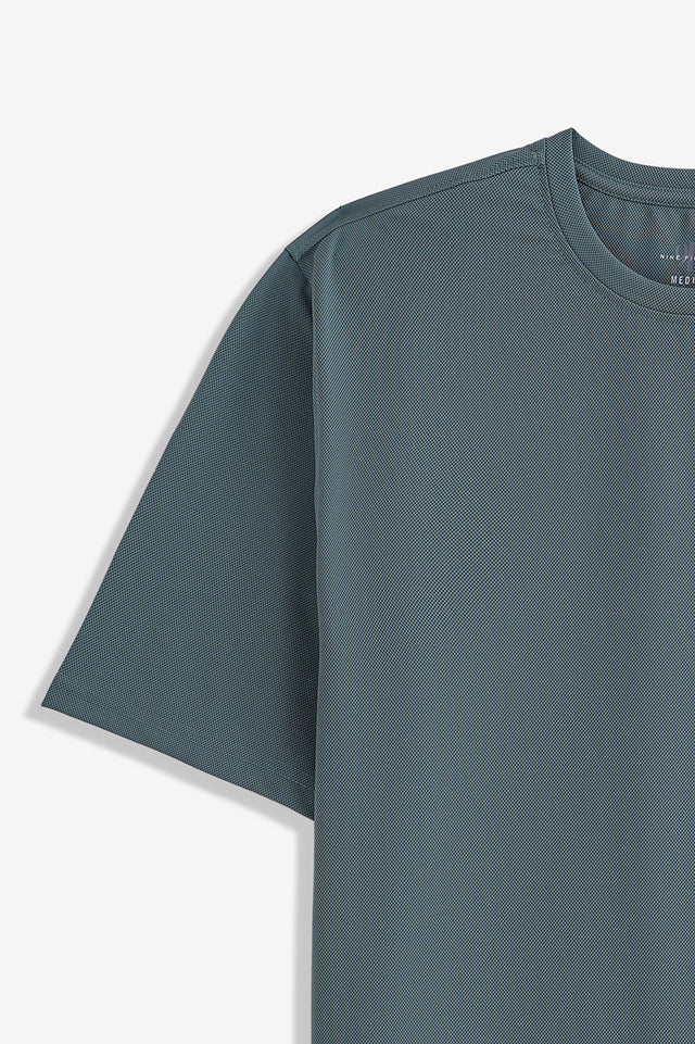 Textured Crew Neck T-Shirt