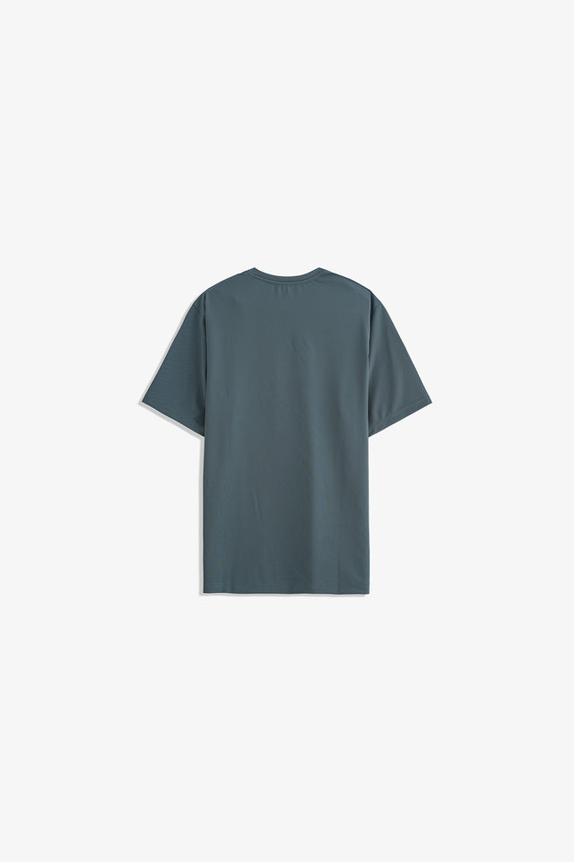 Textured Crew Neck T-Shirt