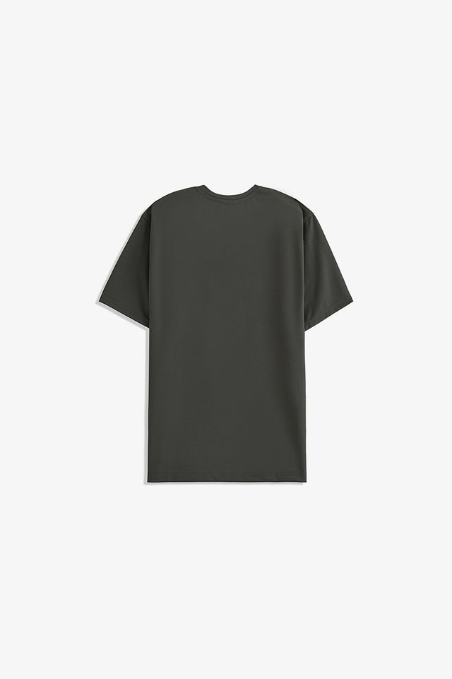 Textured Crew Neck T-Shirt