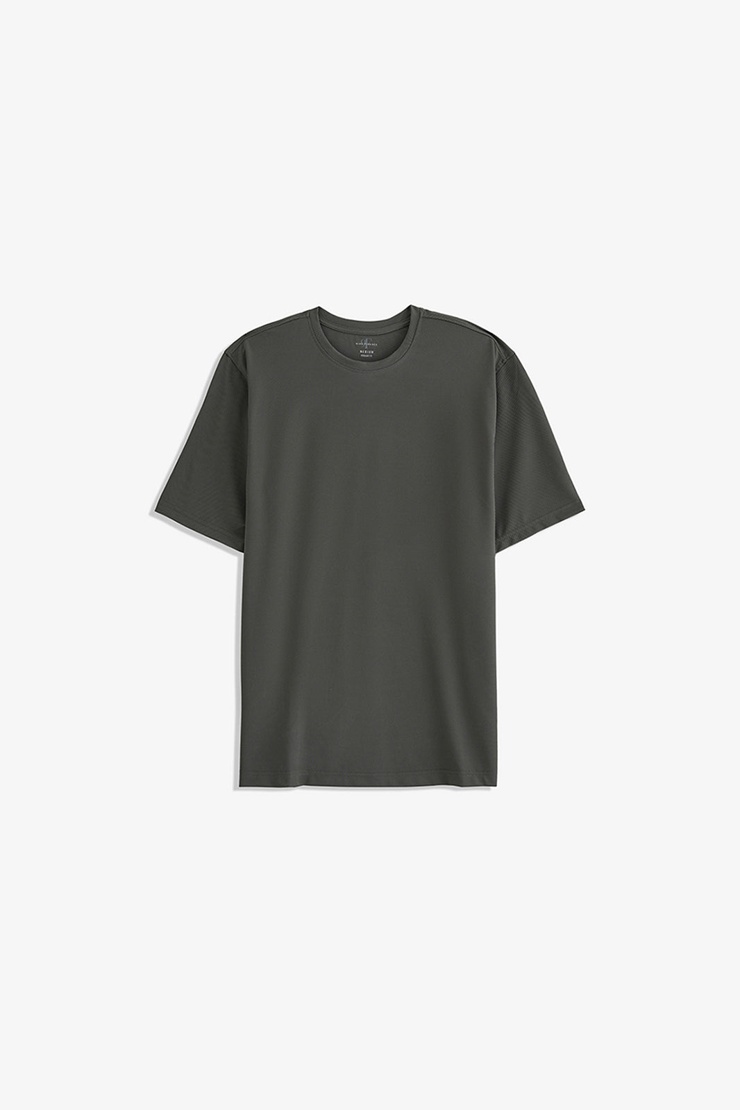 Textured Crew Neck T-Shirt