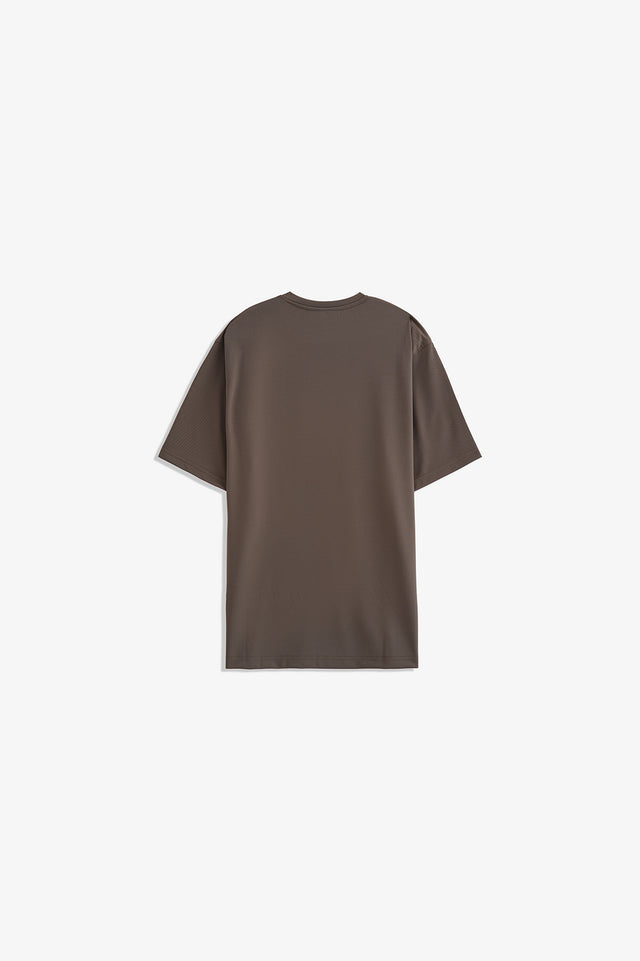 Textured Crew Neck T-Shirt