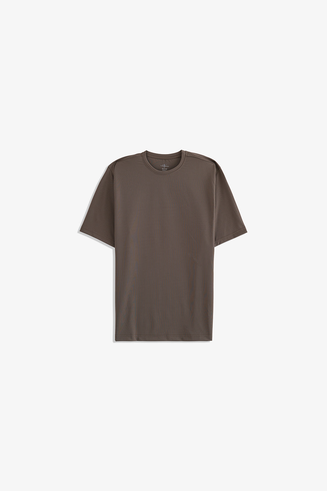 Textured Crew Neck T-Shirt