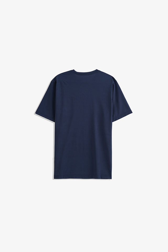 Textured Crew Neck T-Shirt