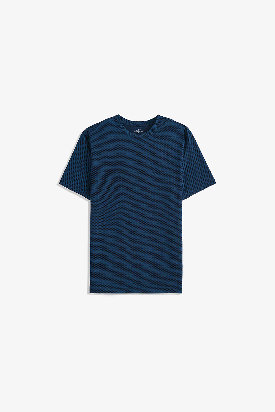 Textured Crew Neck T-Shirt