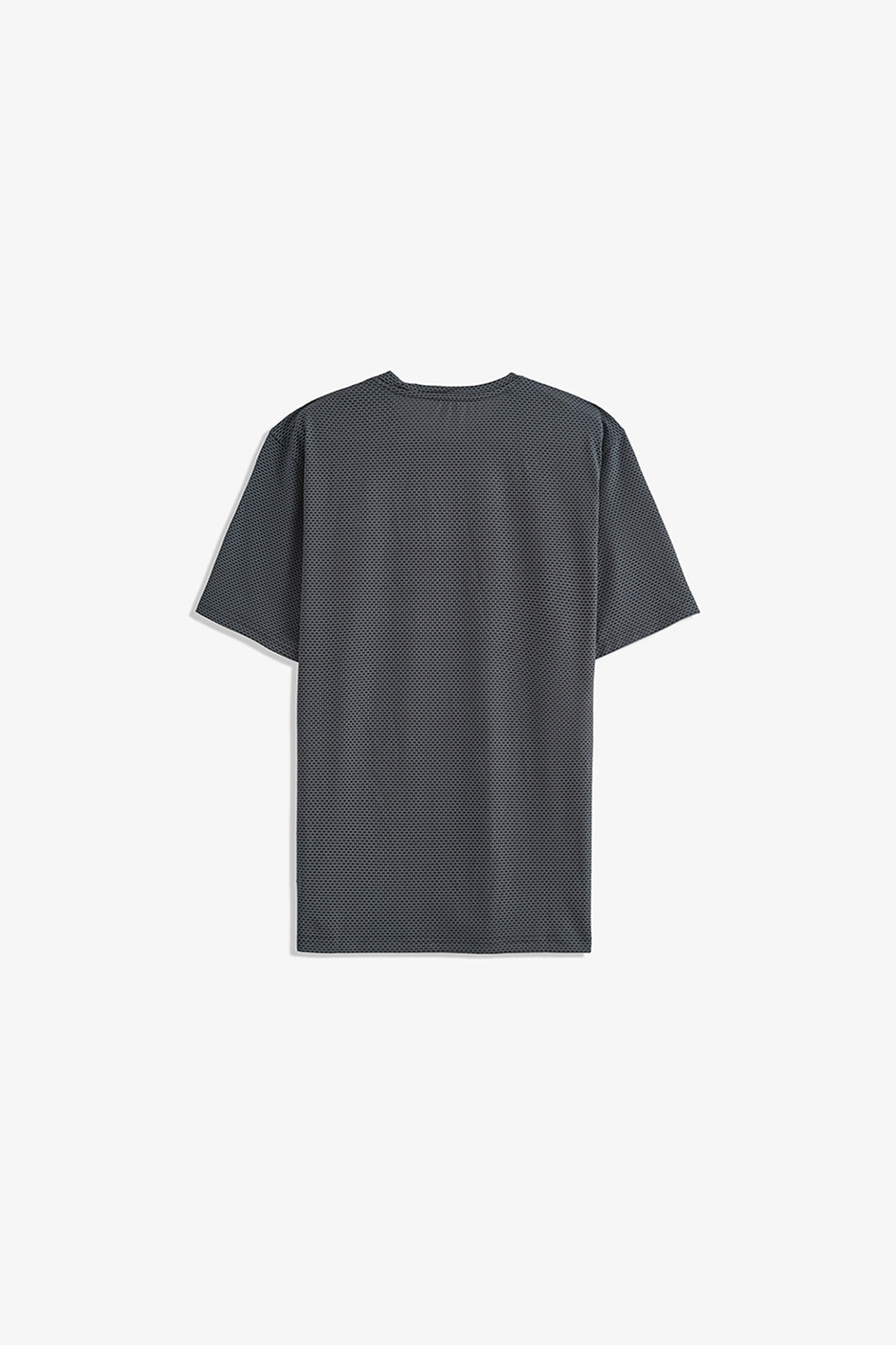 Textured Crew Neck T-Shirt