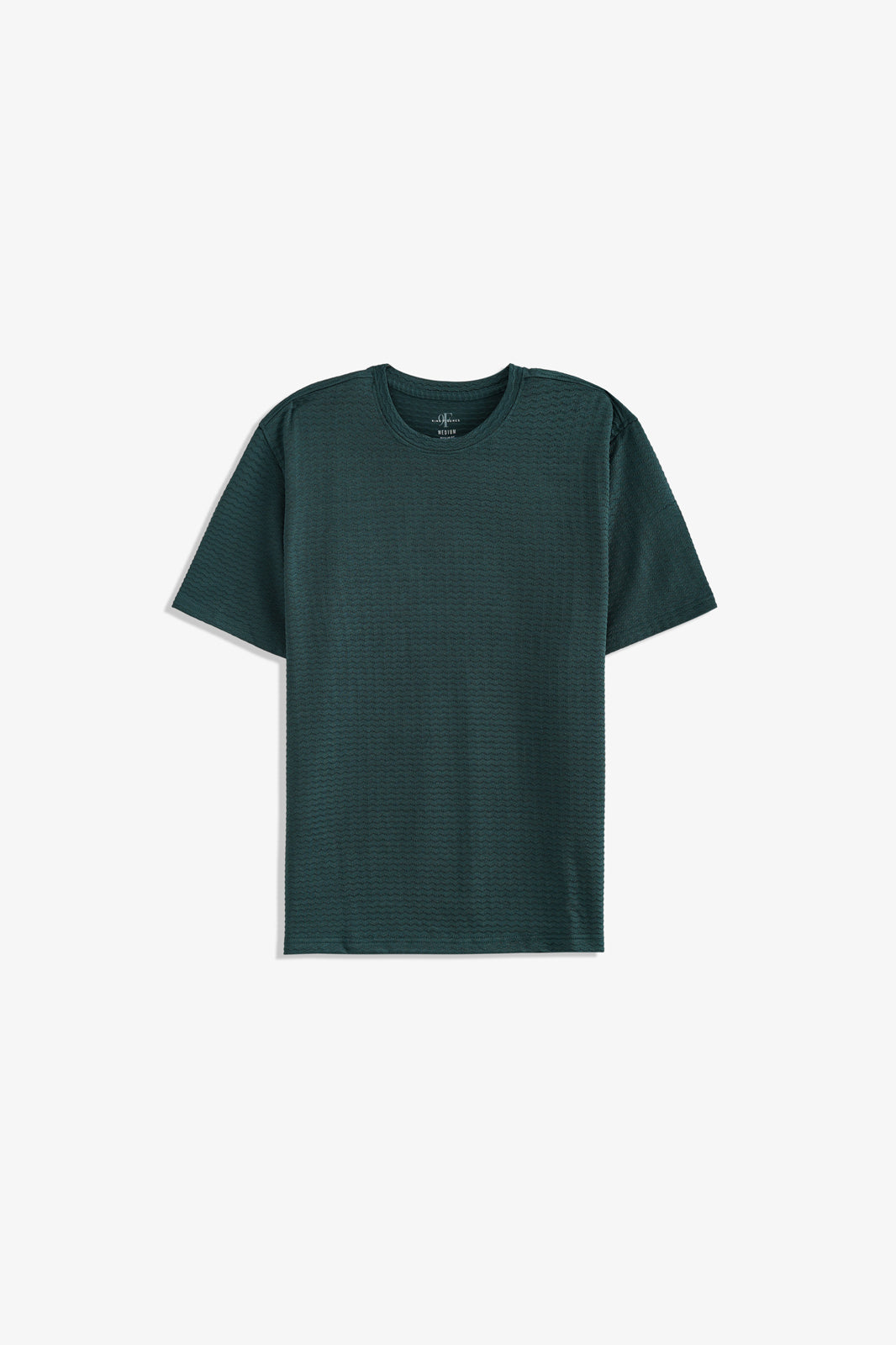 Crew Neck Textured T-Shirt
