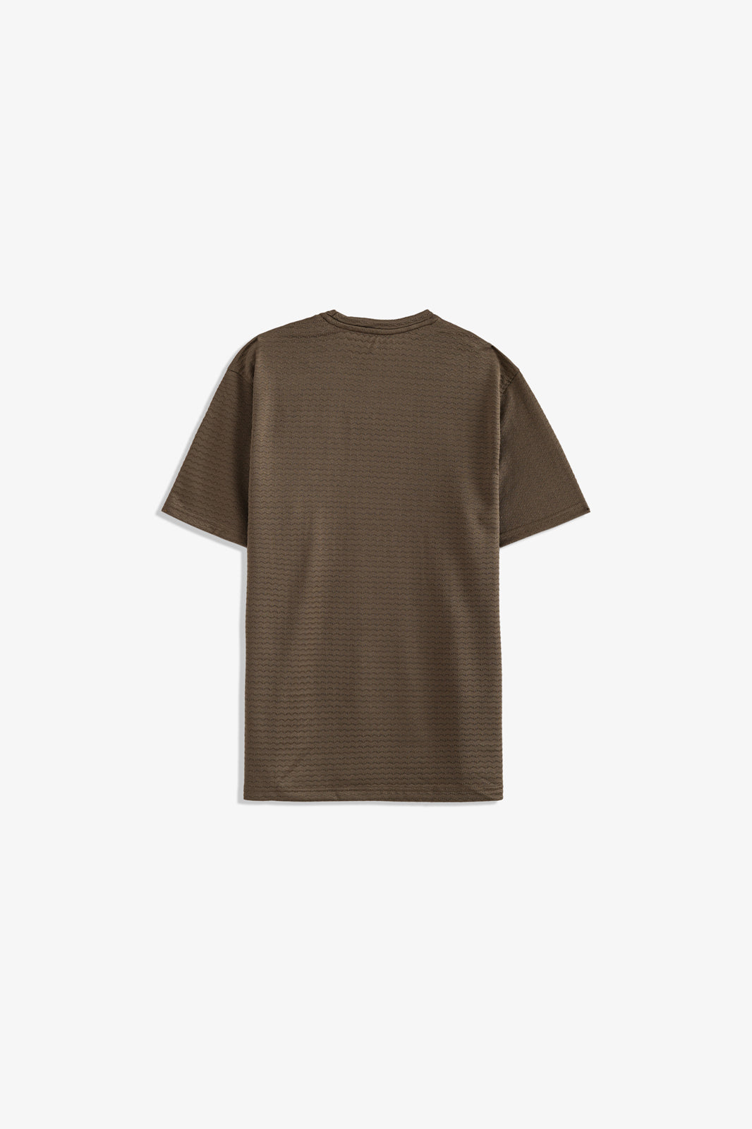 Crew Neck Textured T-Shirt