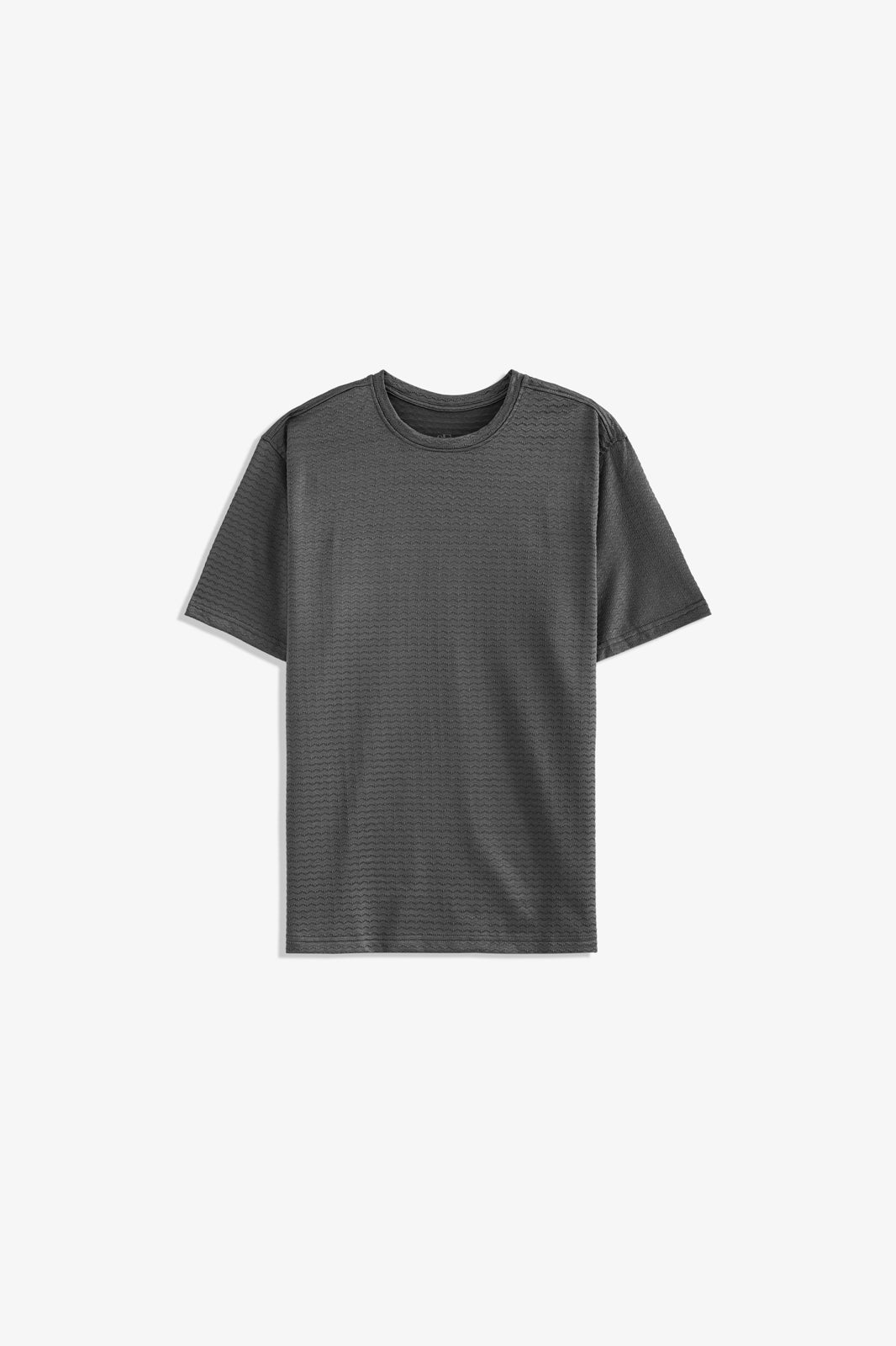 Crew Neck Textured T-Shirt