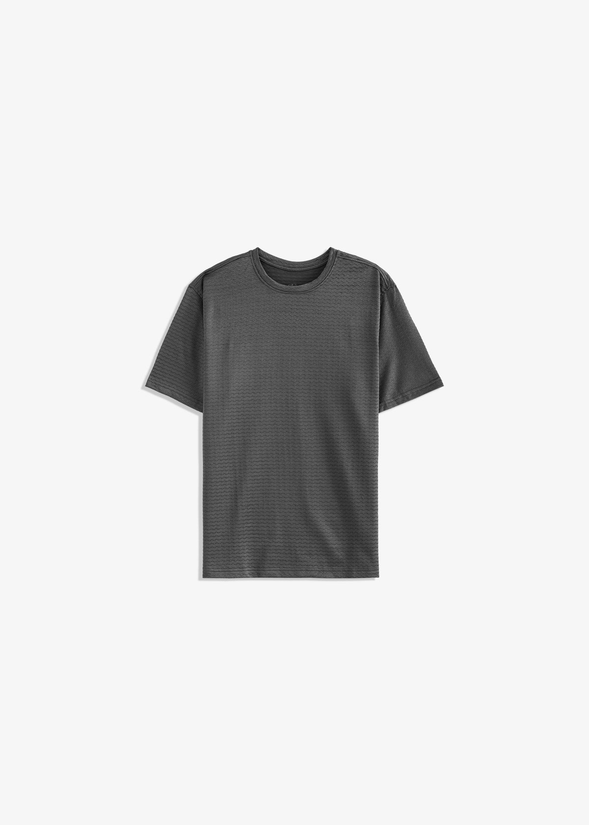 Crew Neck Textured T-Shirt