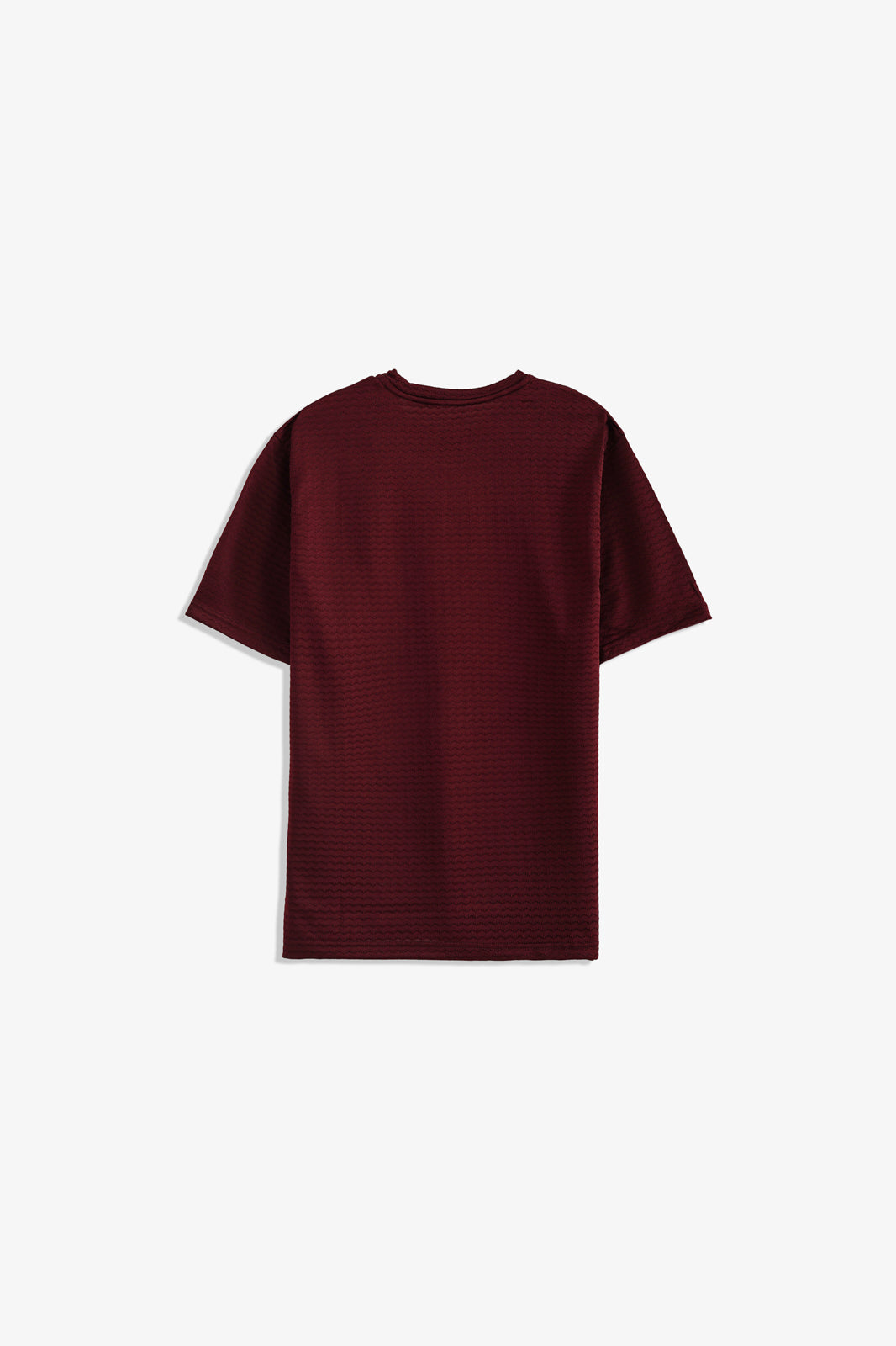 Crew Neck Textured T-Shirt