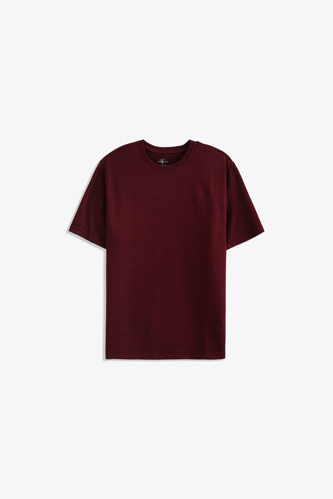 Crew Neck Textured T-Shirt
