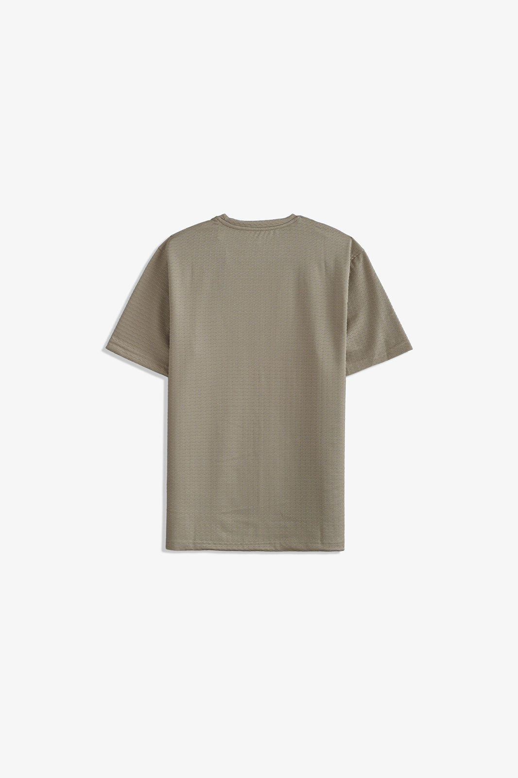 Crew Neck Textured T-Shirt