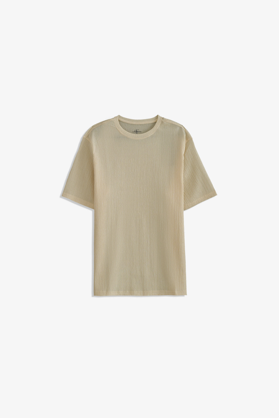 Crew Neck Textured T-Shirt