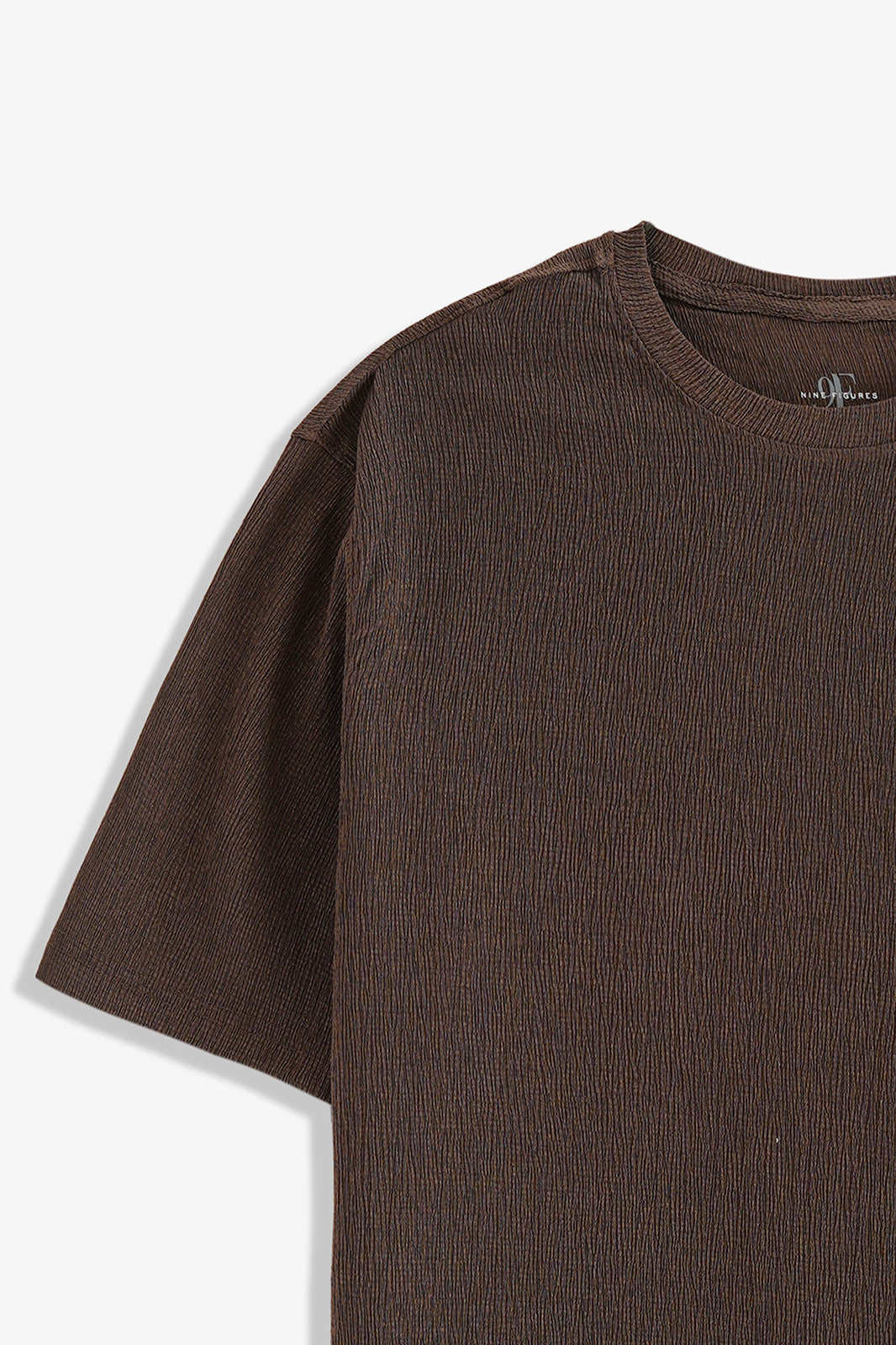 Crew Neck Textured T-Shirt
