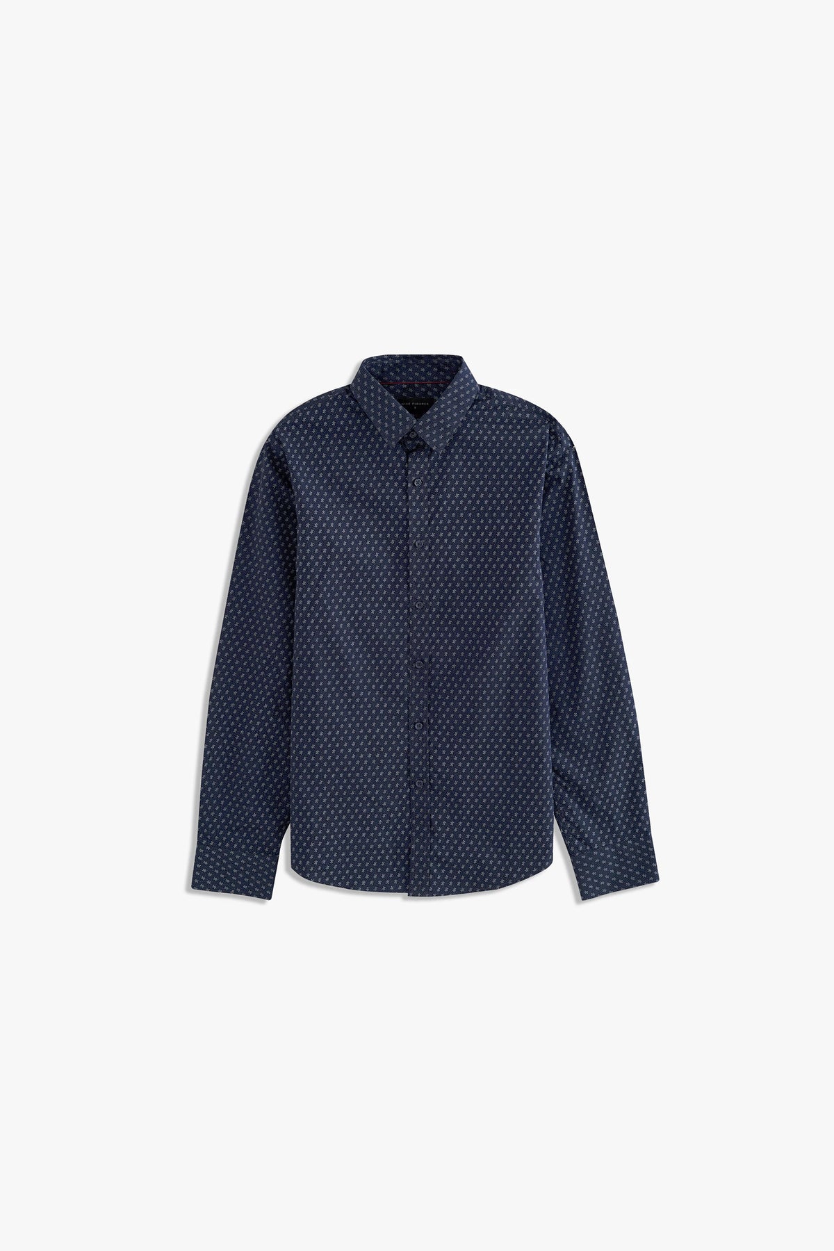 Basic Collar Printed Shirt
