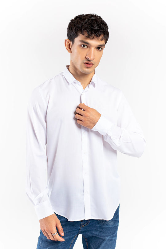 Basic Collar Textured Shirt - 9figure