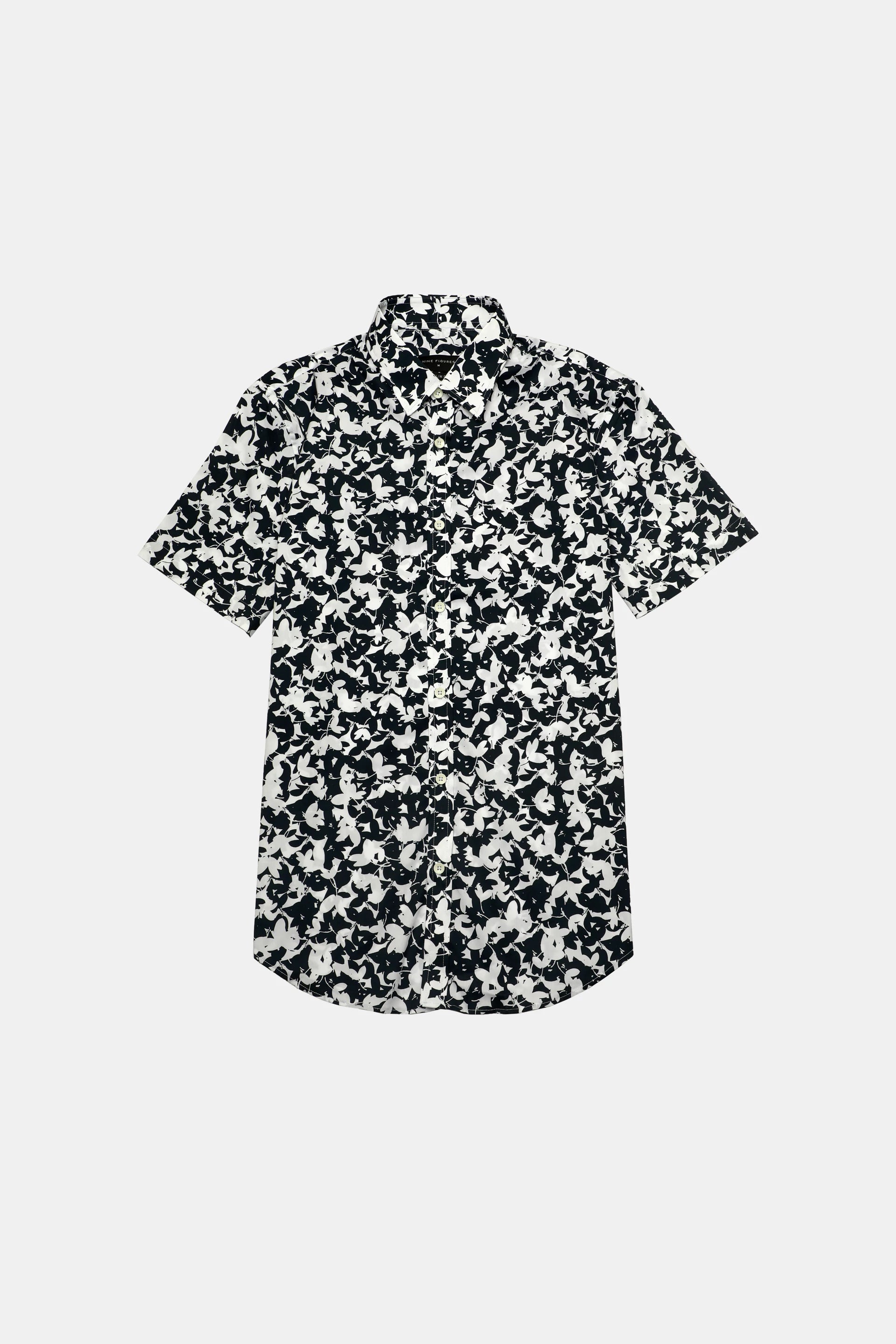 Basic Collar Printed Shirt - 9figure