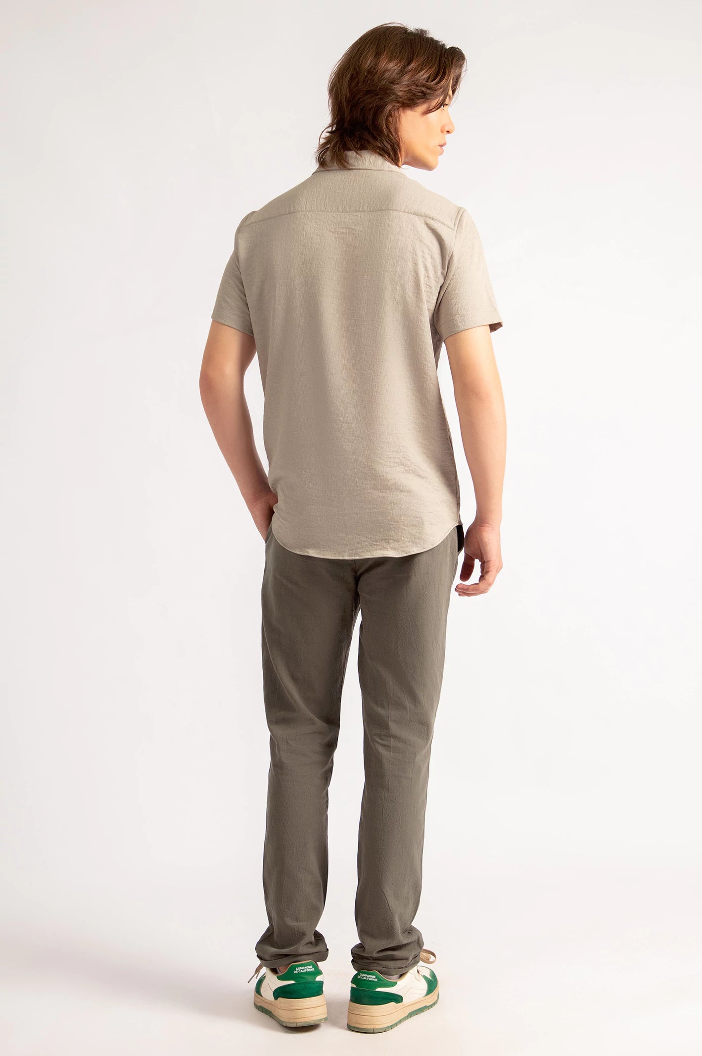 Basic Collar Half Sleeve Shirt