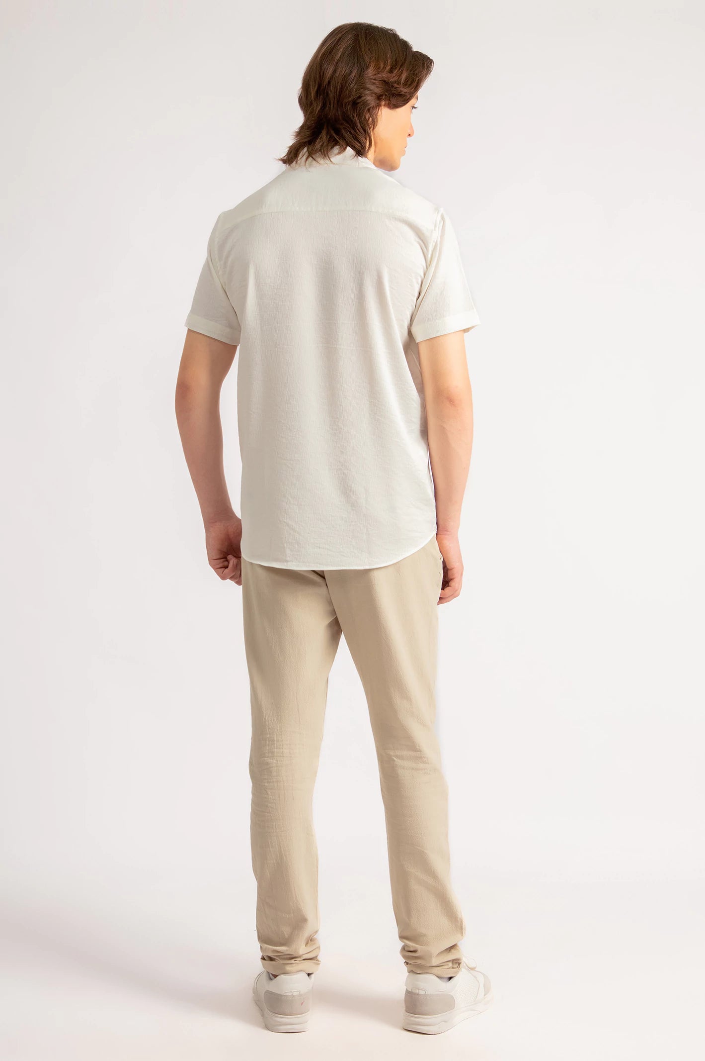 Basic Collar Half Sleeve Shirt