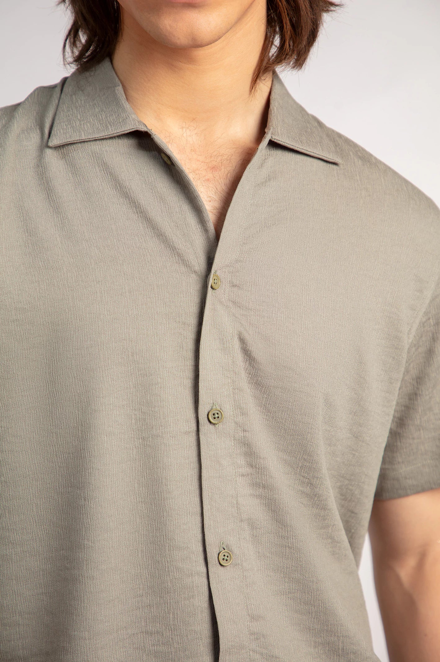 Basic Collar Half Sleeve Shirt