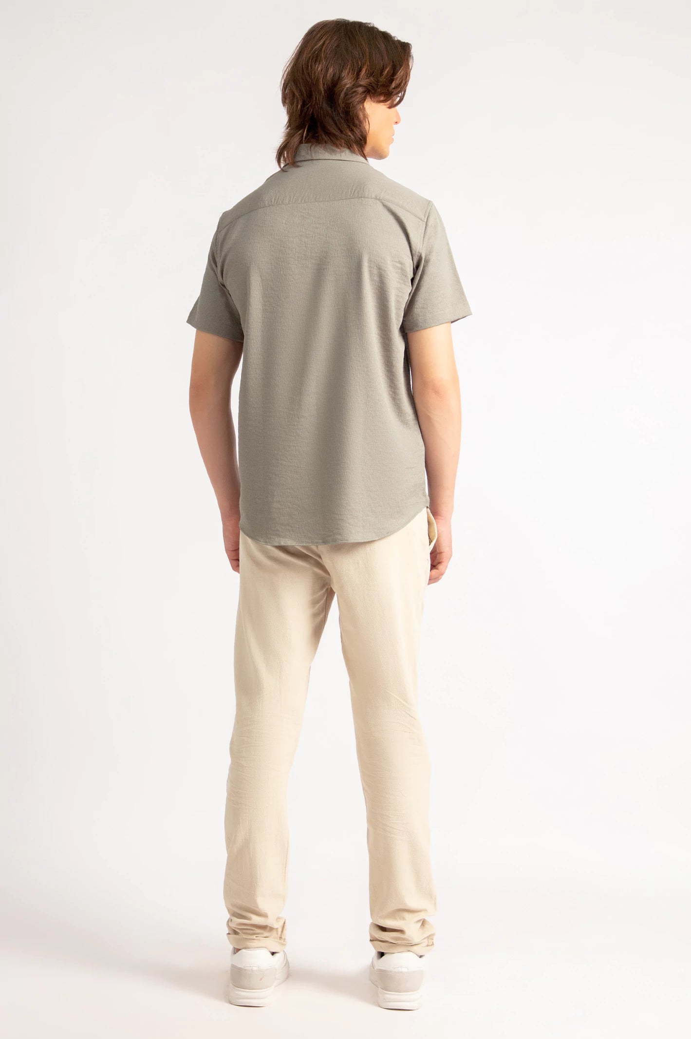 Basic Collar Half Sleeve Shirt
