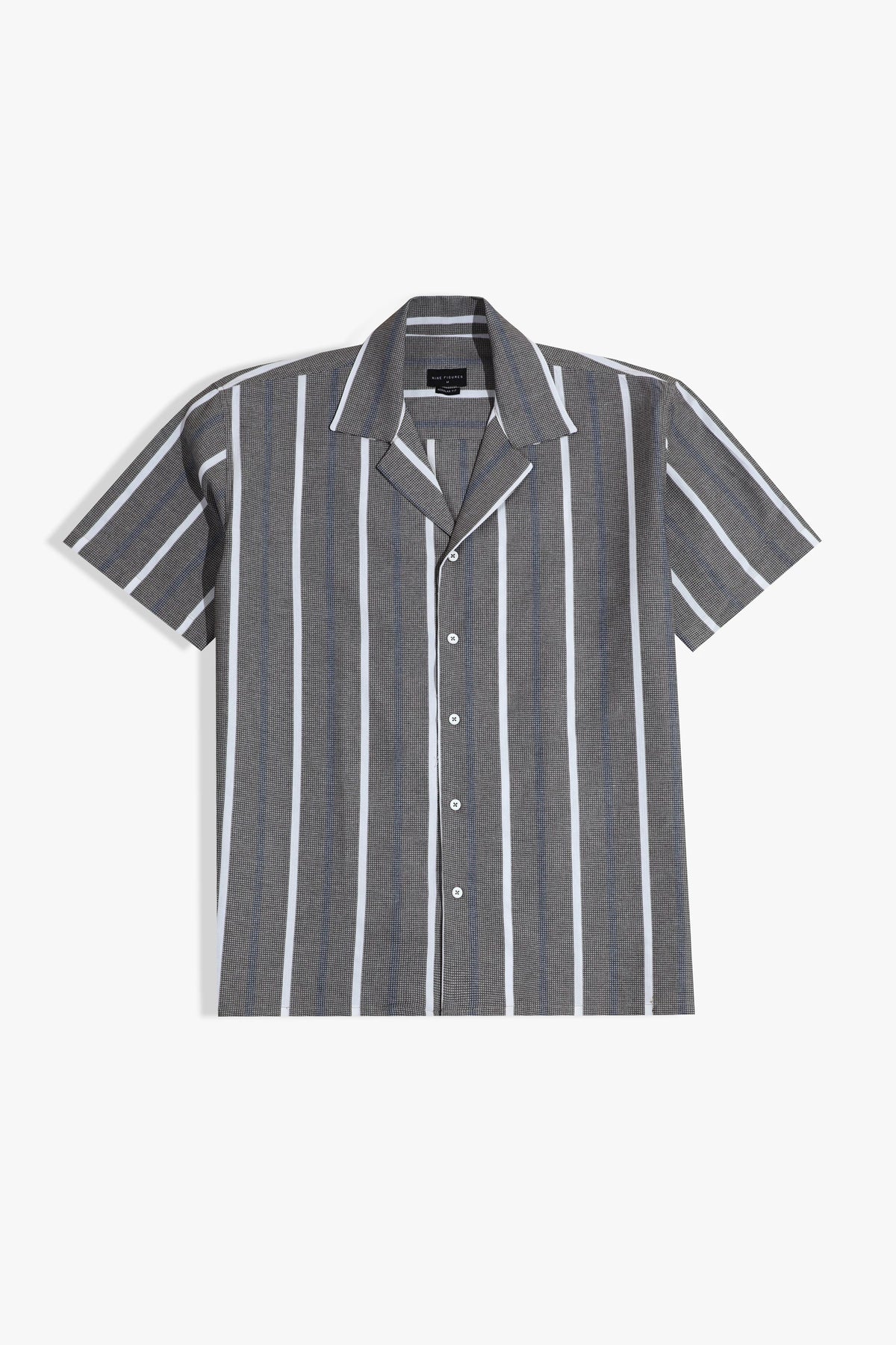 Cuban Collar Half Sleeve Shirt