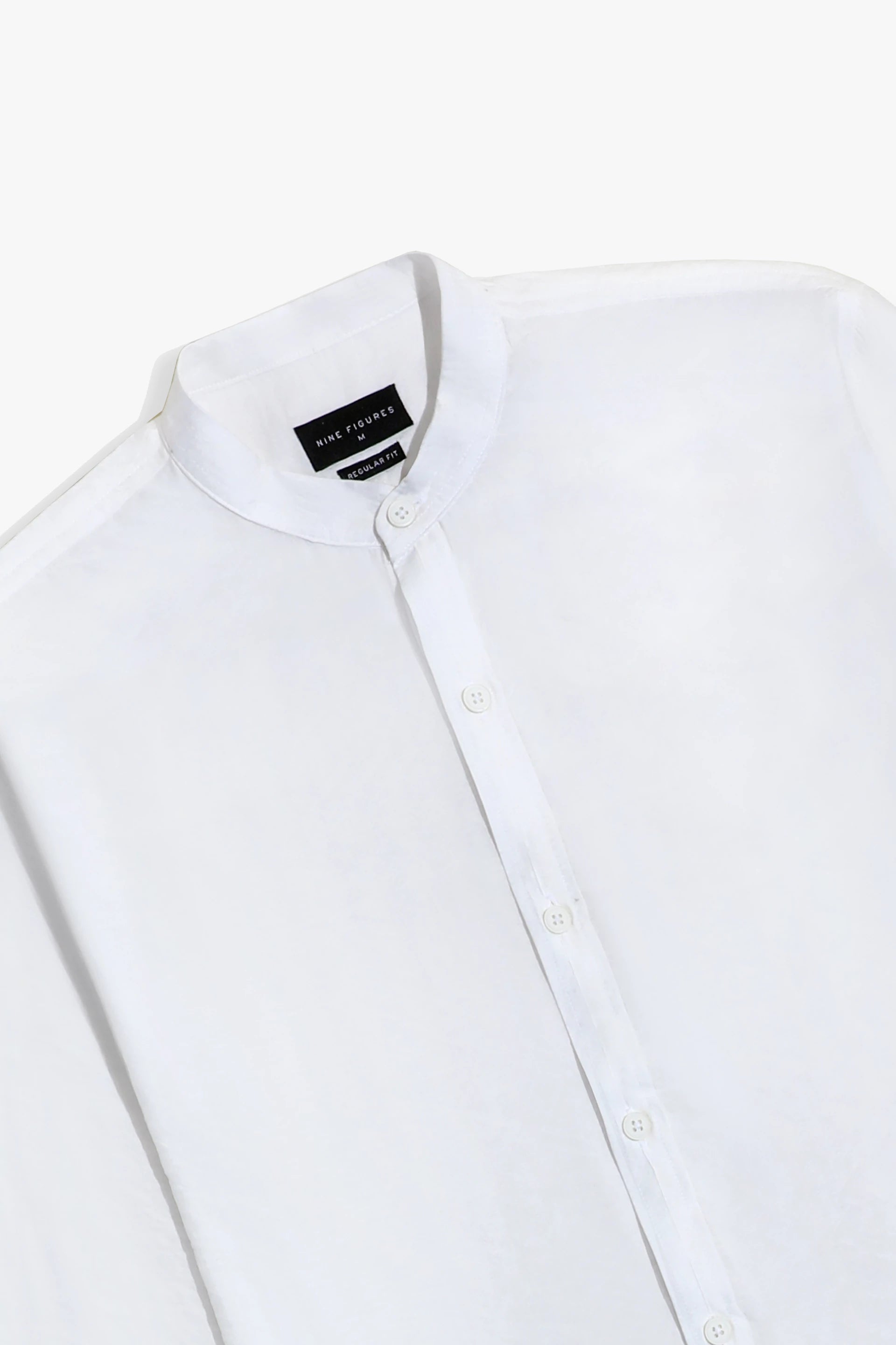 Band Coller Texture Shirt