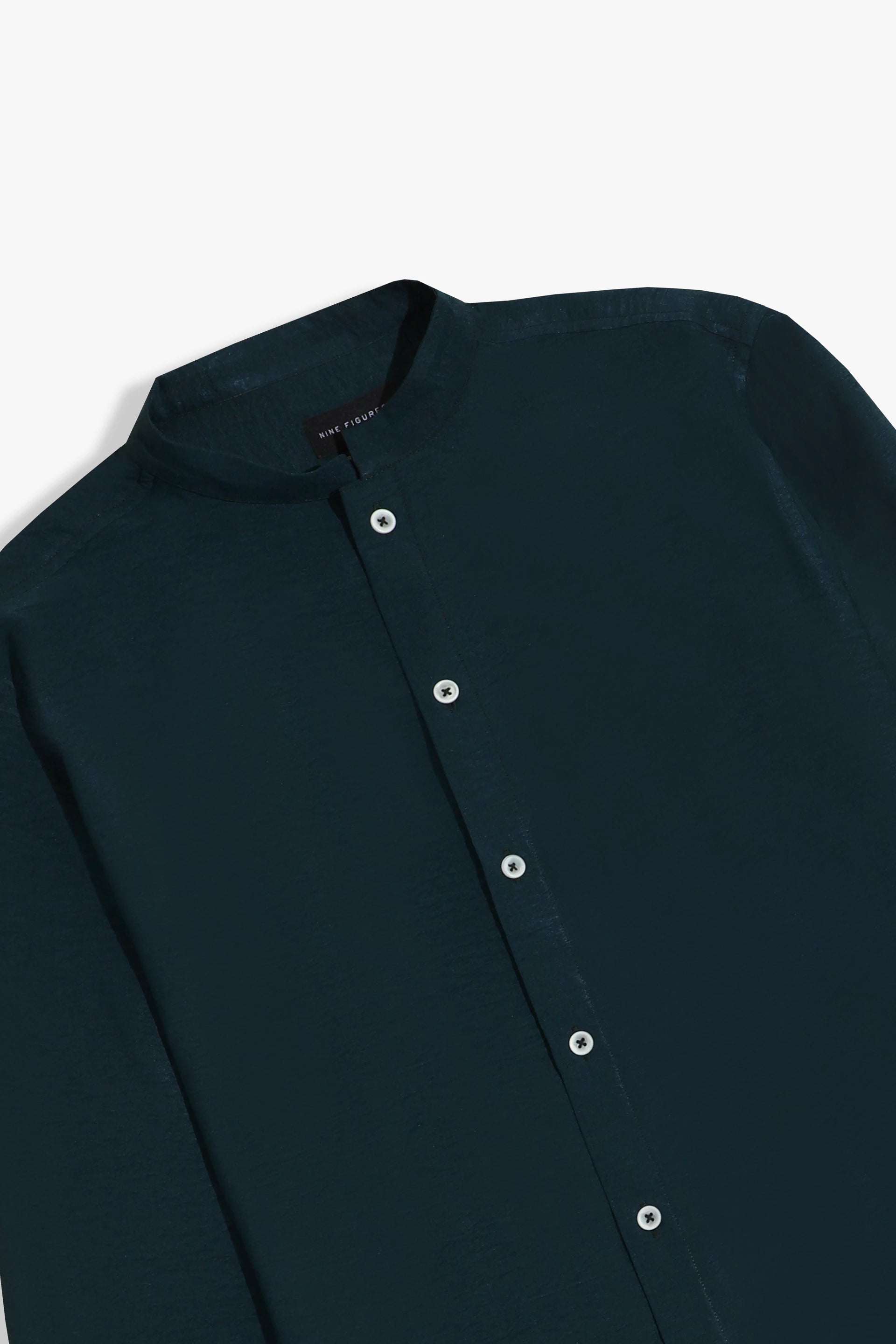 Band Collar Full Sleeve Shirt
