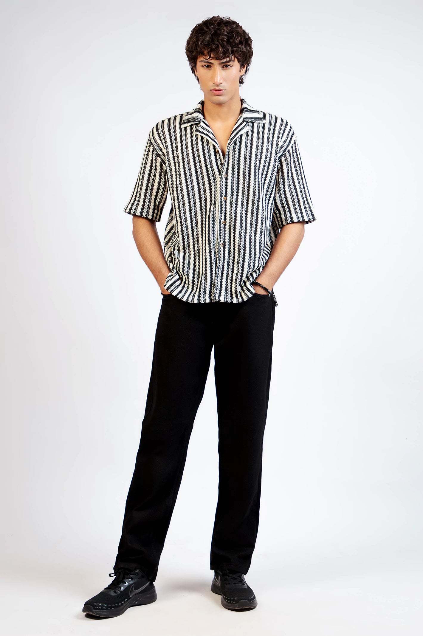Cuban Collar Loose Fit Shirts