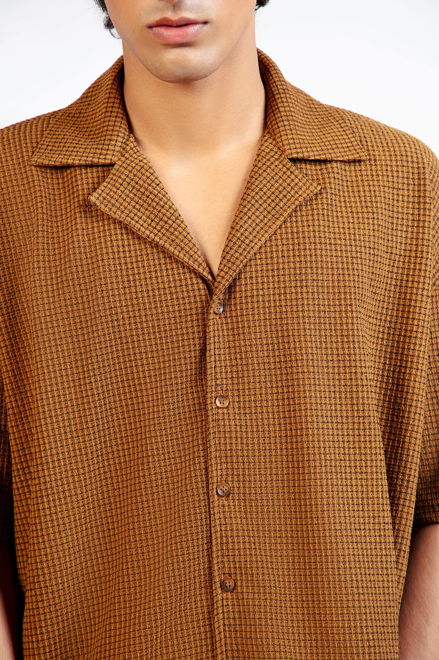 Cuban Collar Loose Fit Shirts
