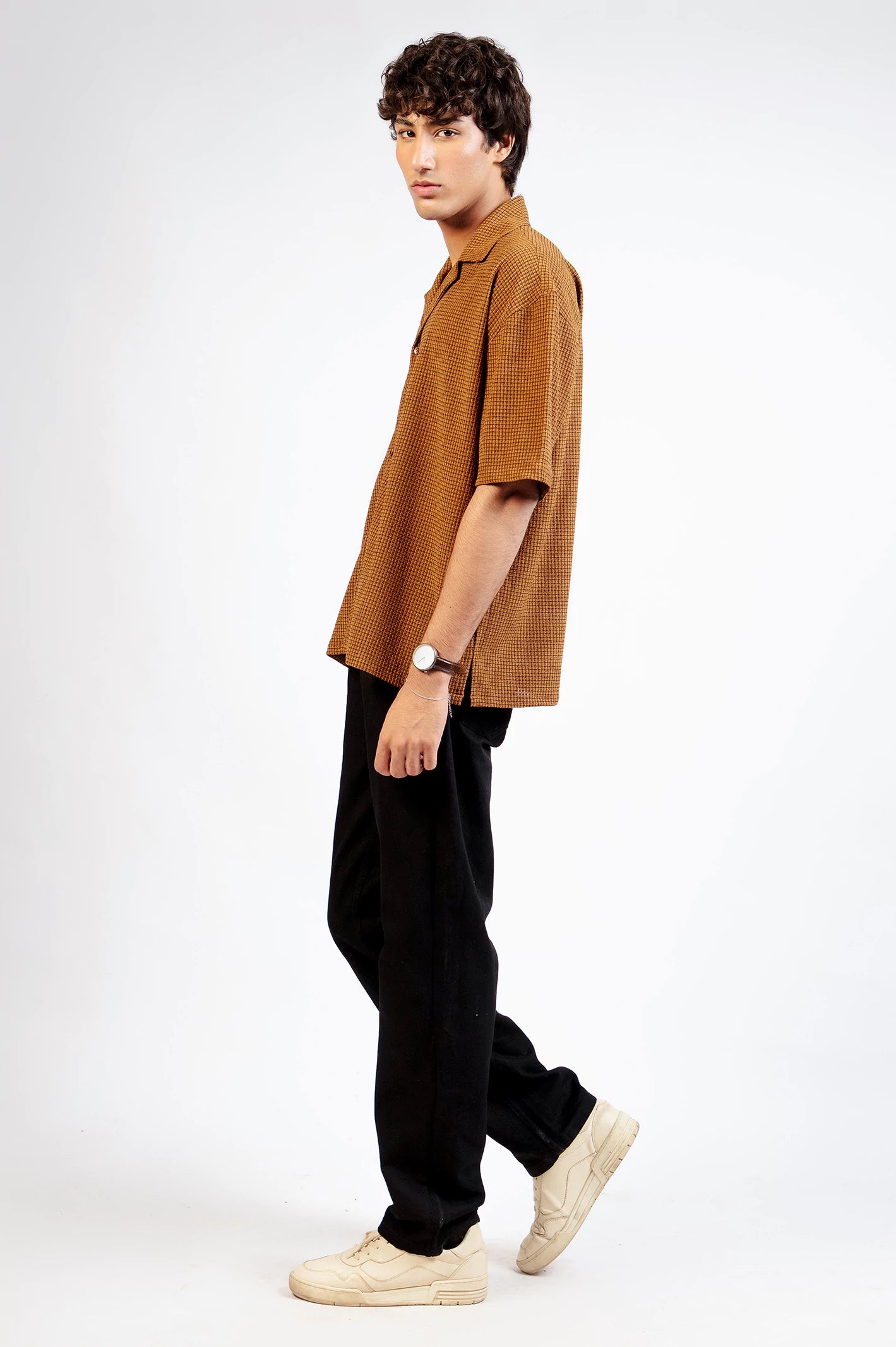 Cuban Collar Loose Fit Shirts