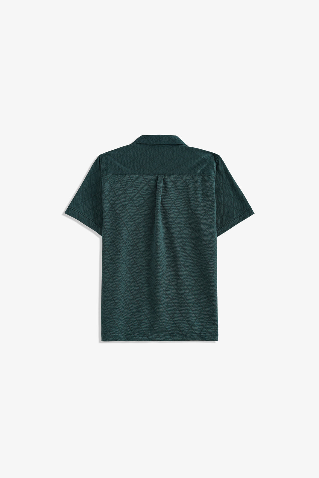 Cuban Collar Textured Shirt