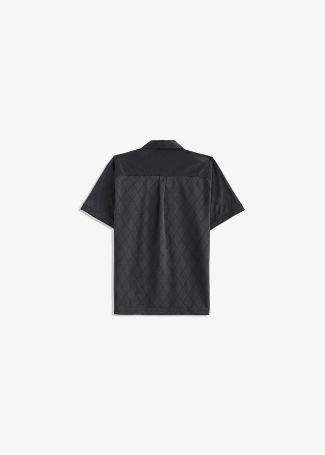 Cuban Collar Textured Shirt