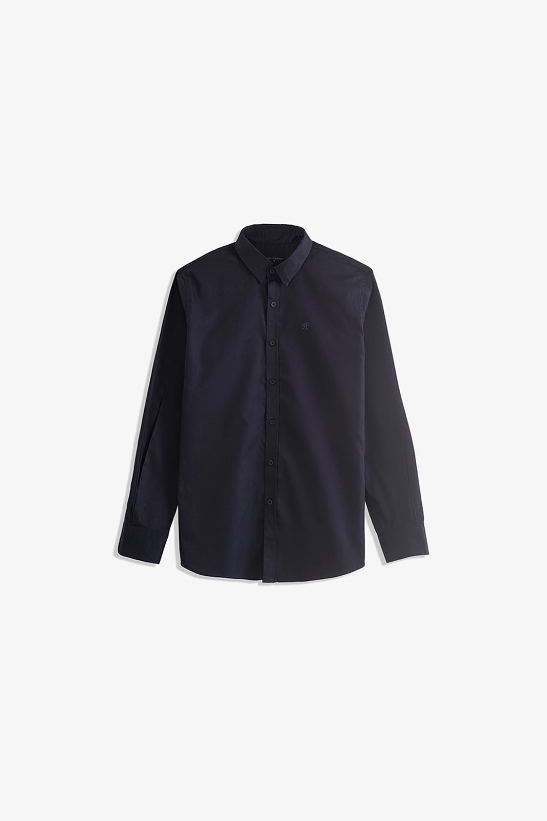 Basic Collar Embroidered Shirt