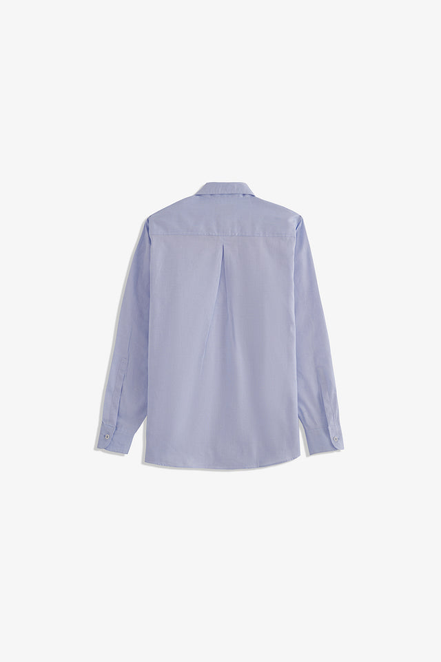 Basic Collar Embroidered Shirt