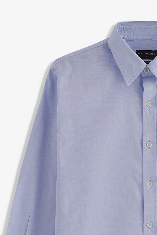 Basic Collar Embroidered Shirt