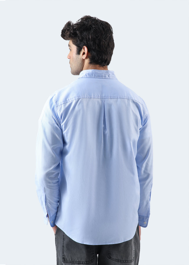 Basic Collar Embroidered Shirt