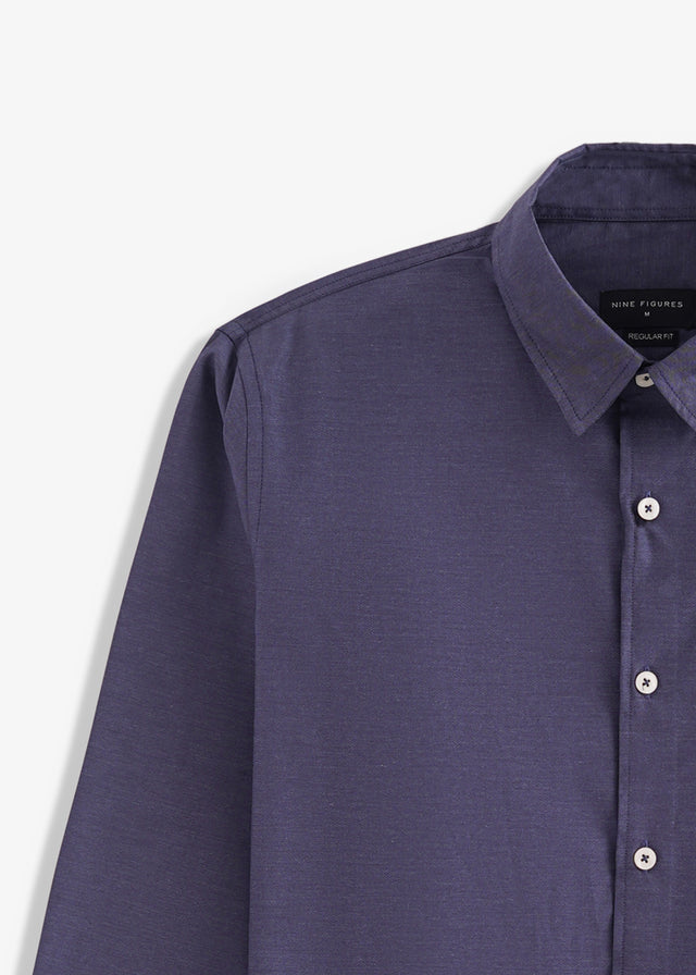 Basic Embroidered Logo Shirt