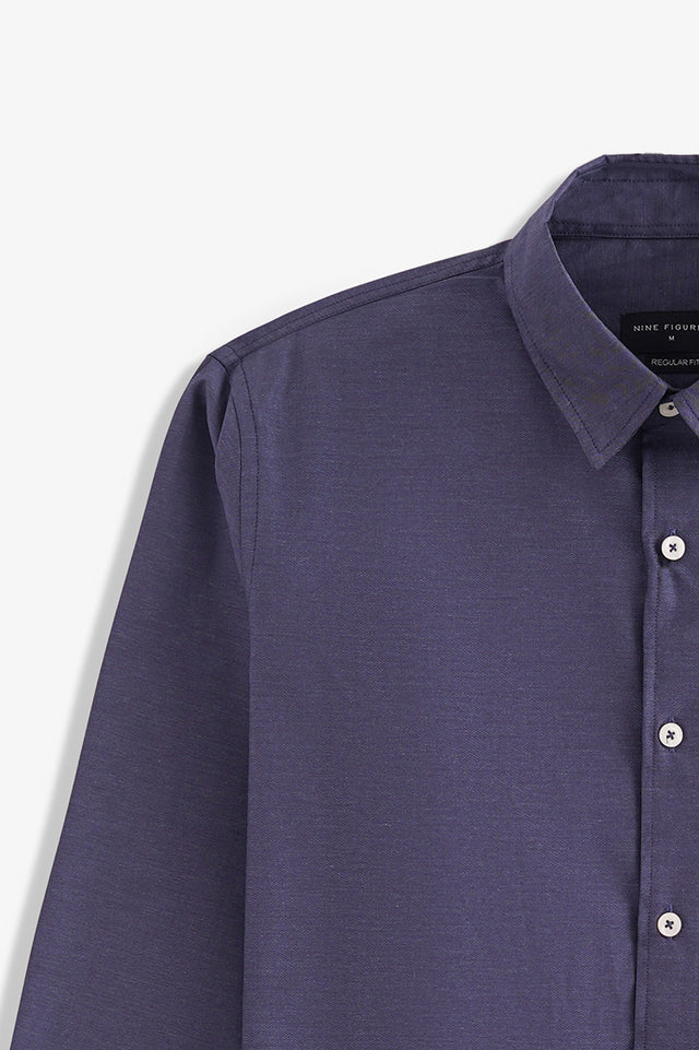 Basic Embroidered Logo Shirt