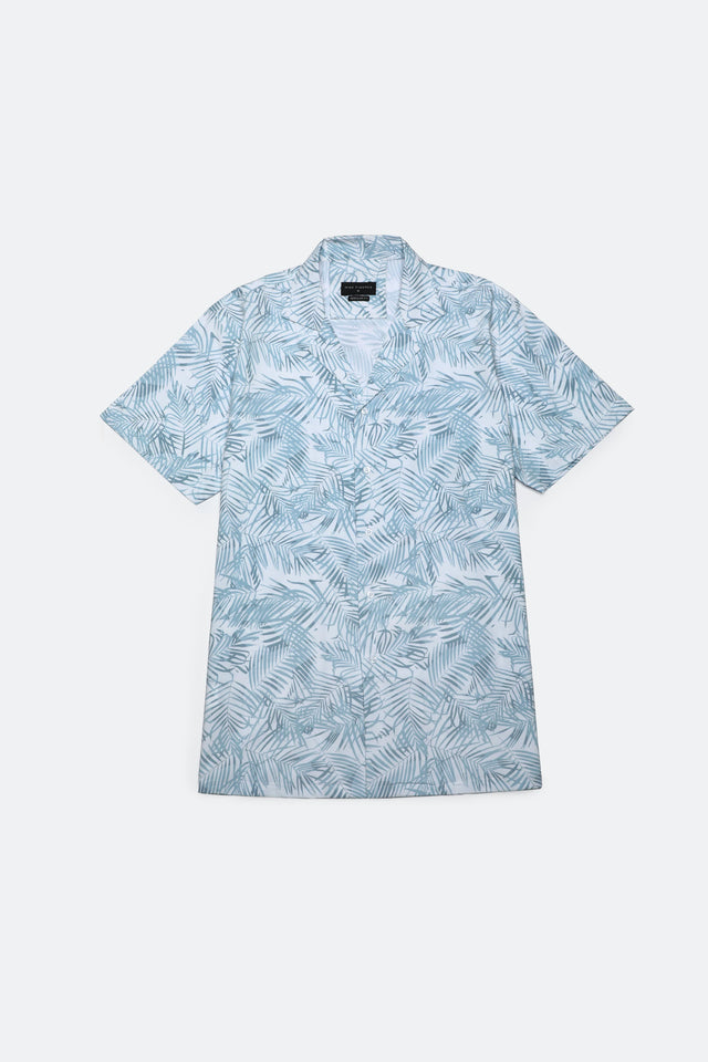 Cuban Colllar Printed Shirt