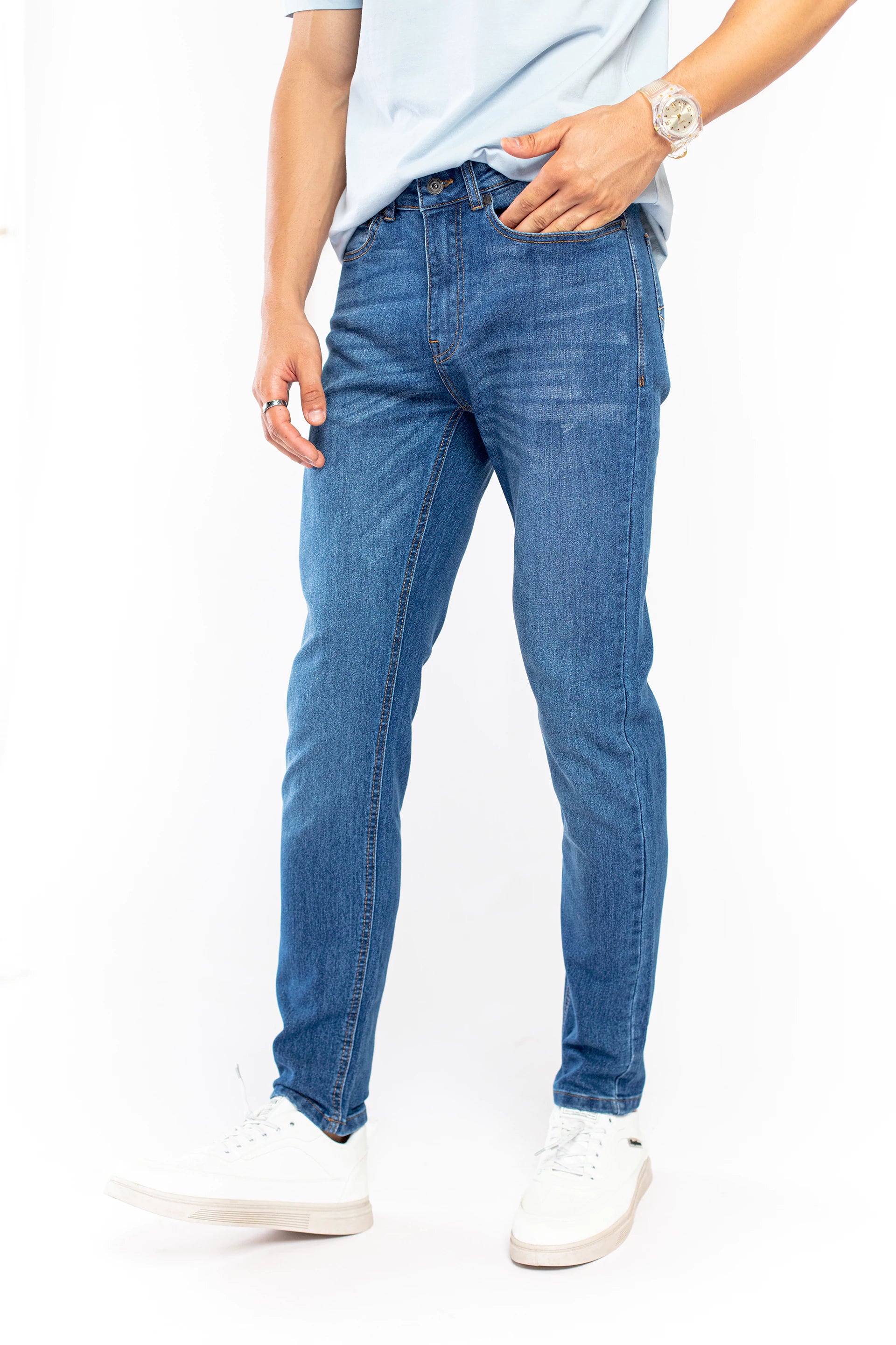 Light Blue Slim Fit Jeans