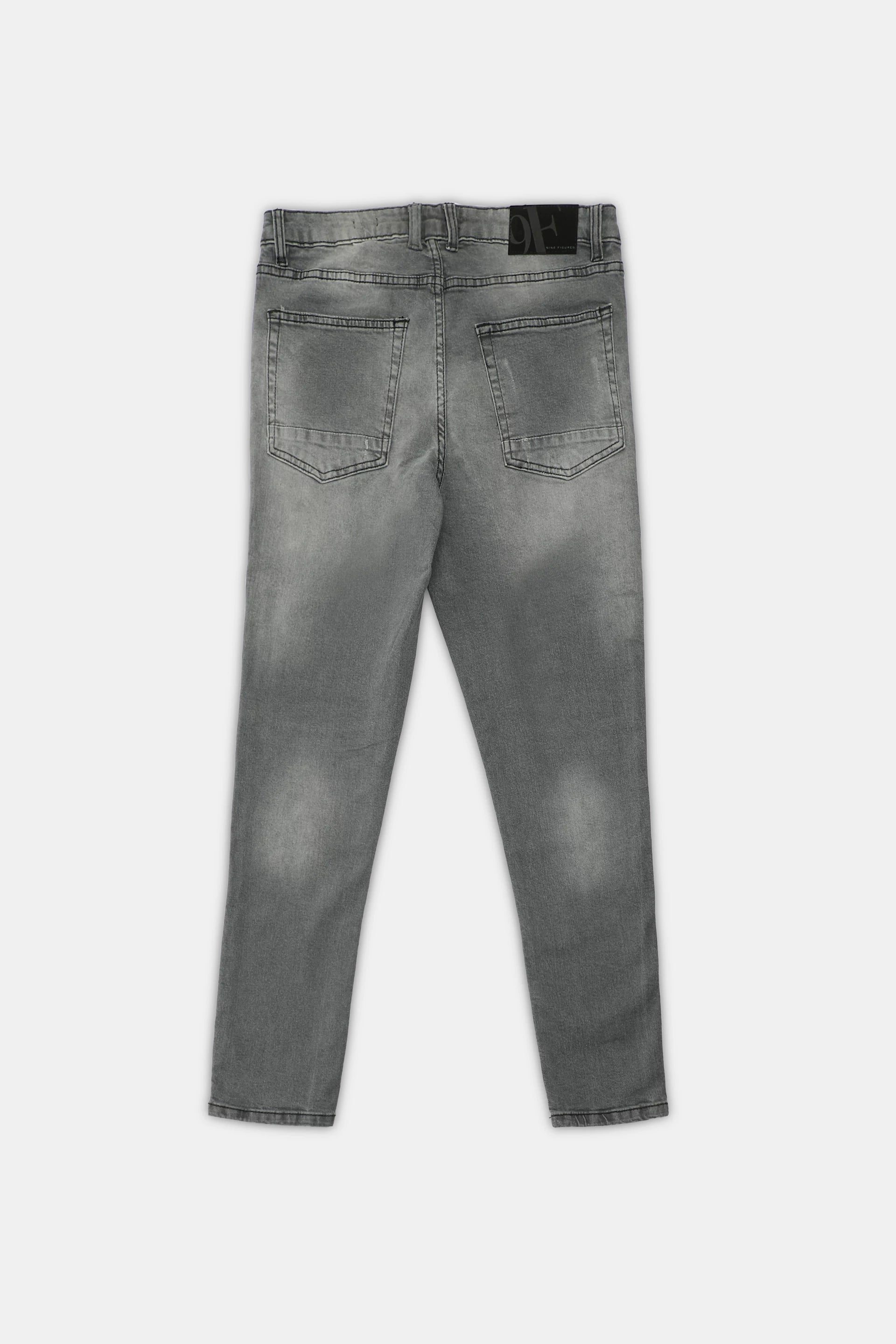 Grey Tapered Jeans - 9figure