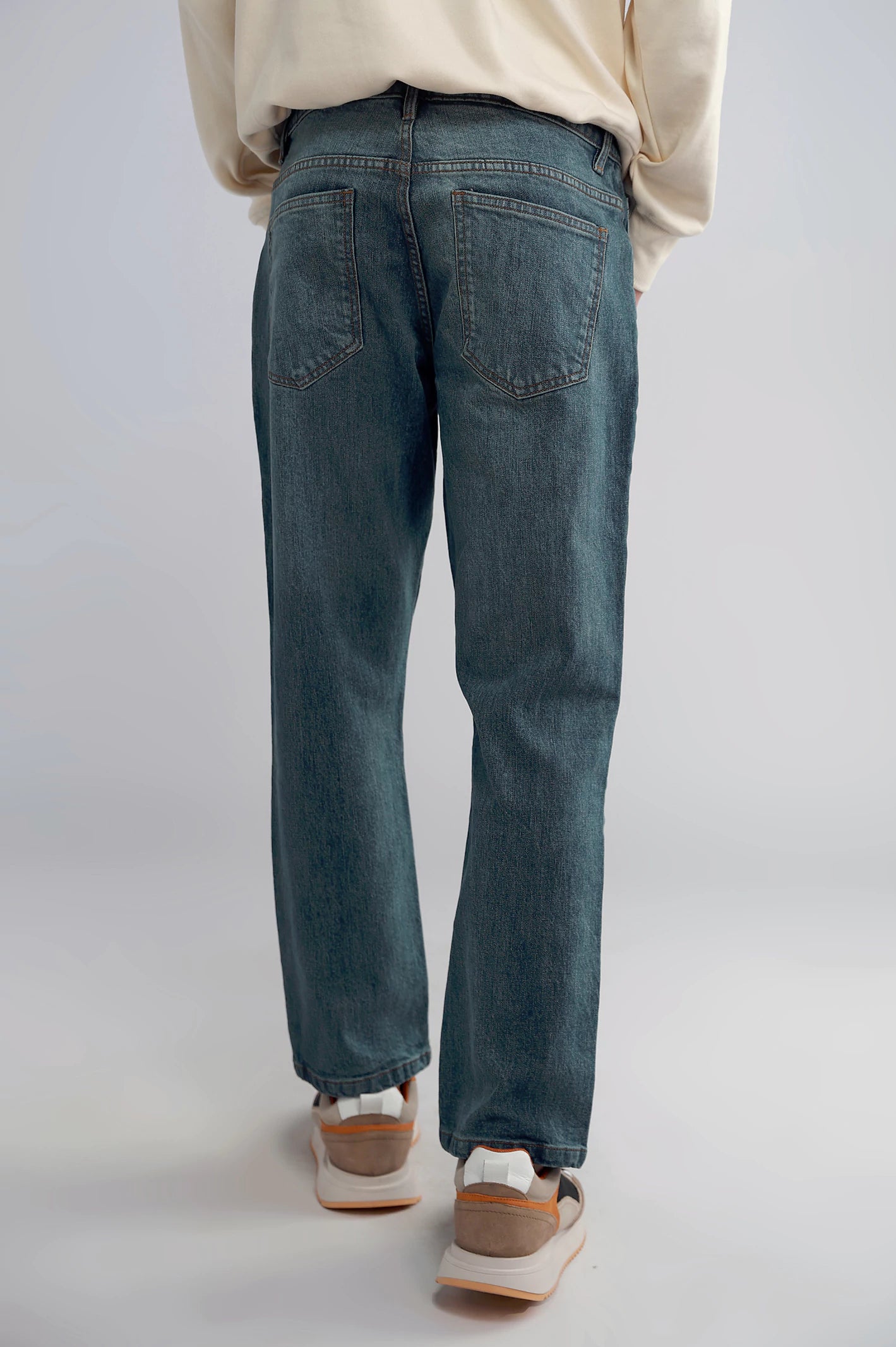 Mens Mid Rise Jeans