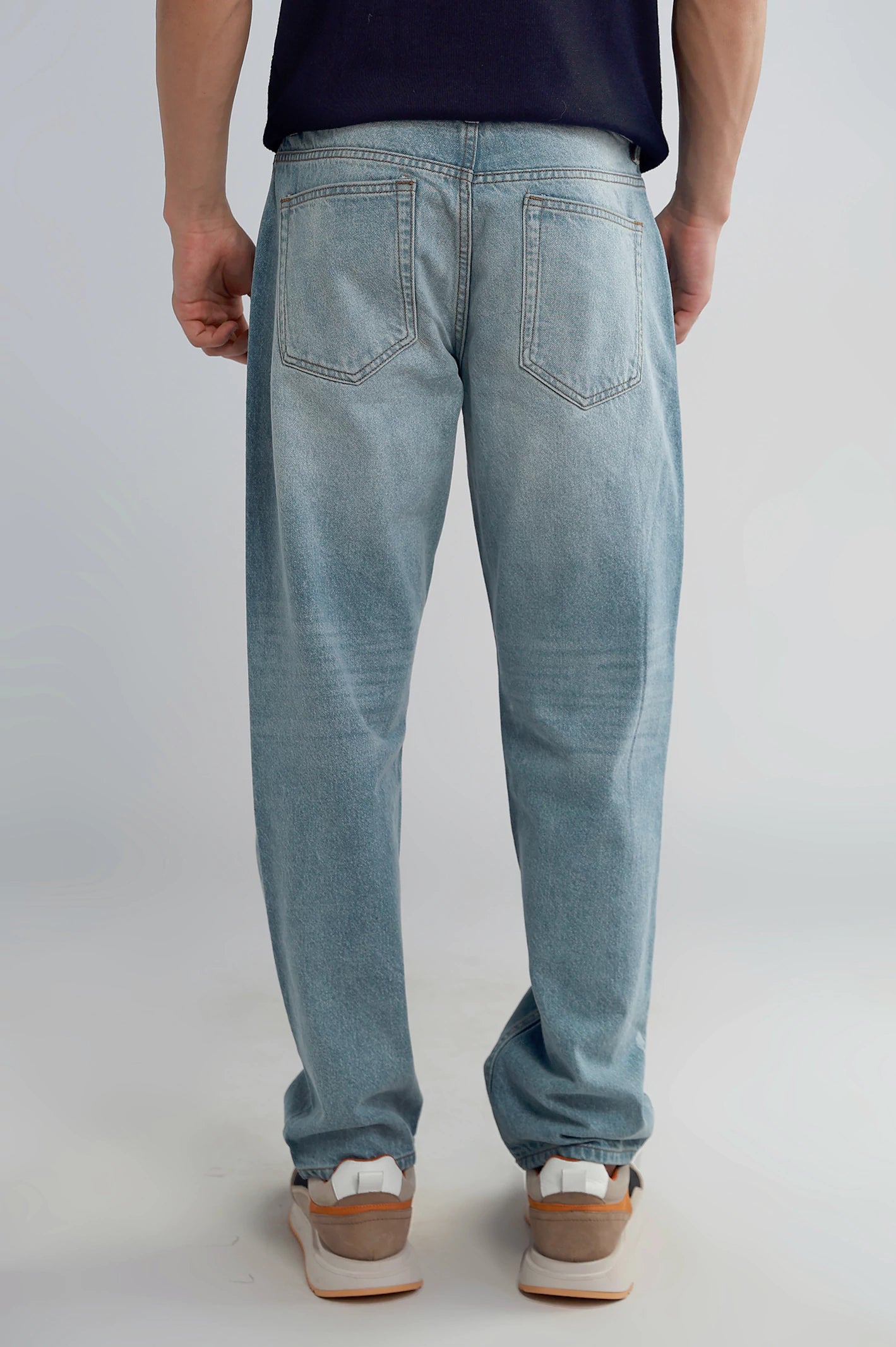 Mens Wide Leg Jeans