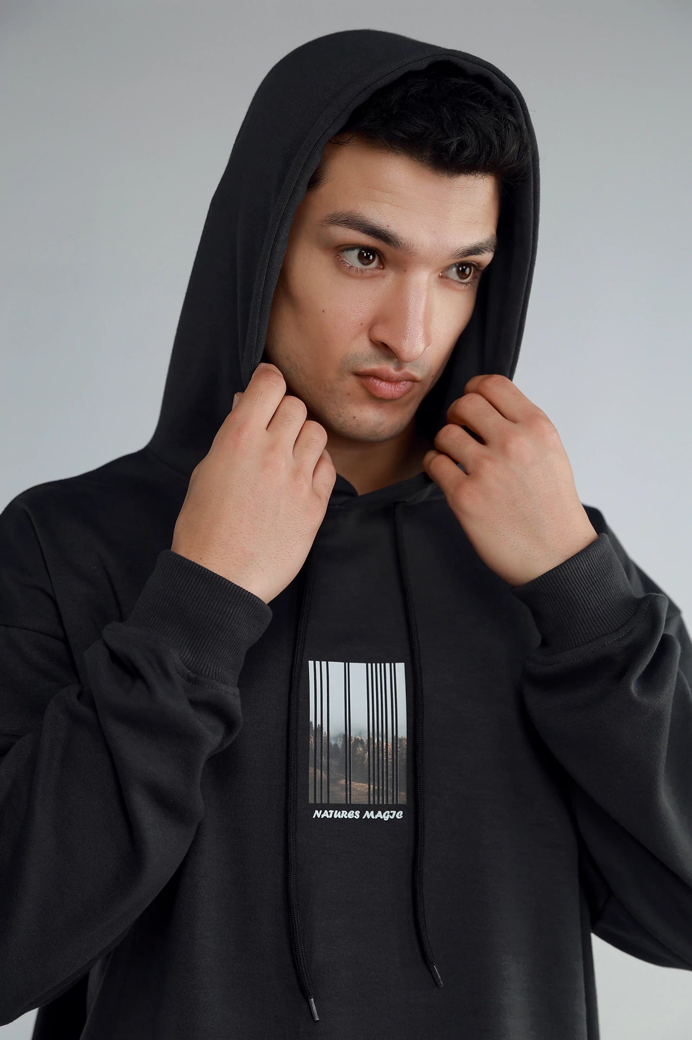 Mens Graphic Oversize Hoodie