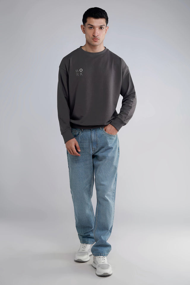 Mens Graphics Oversize Sweatshirt