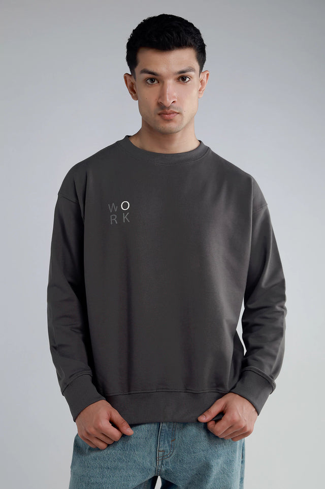 Mens Graphics Oversize Sweatshirt